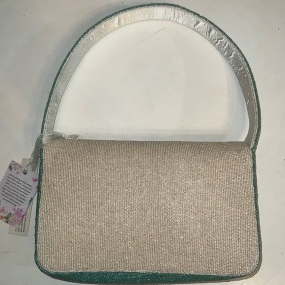 Handcrafted in India Beaded Diver Swim Sun Shoulder Bag NWT Tik Tok Viral - Picture 6 of 6